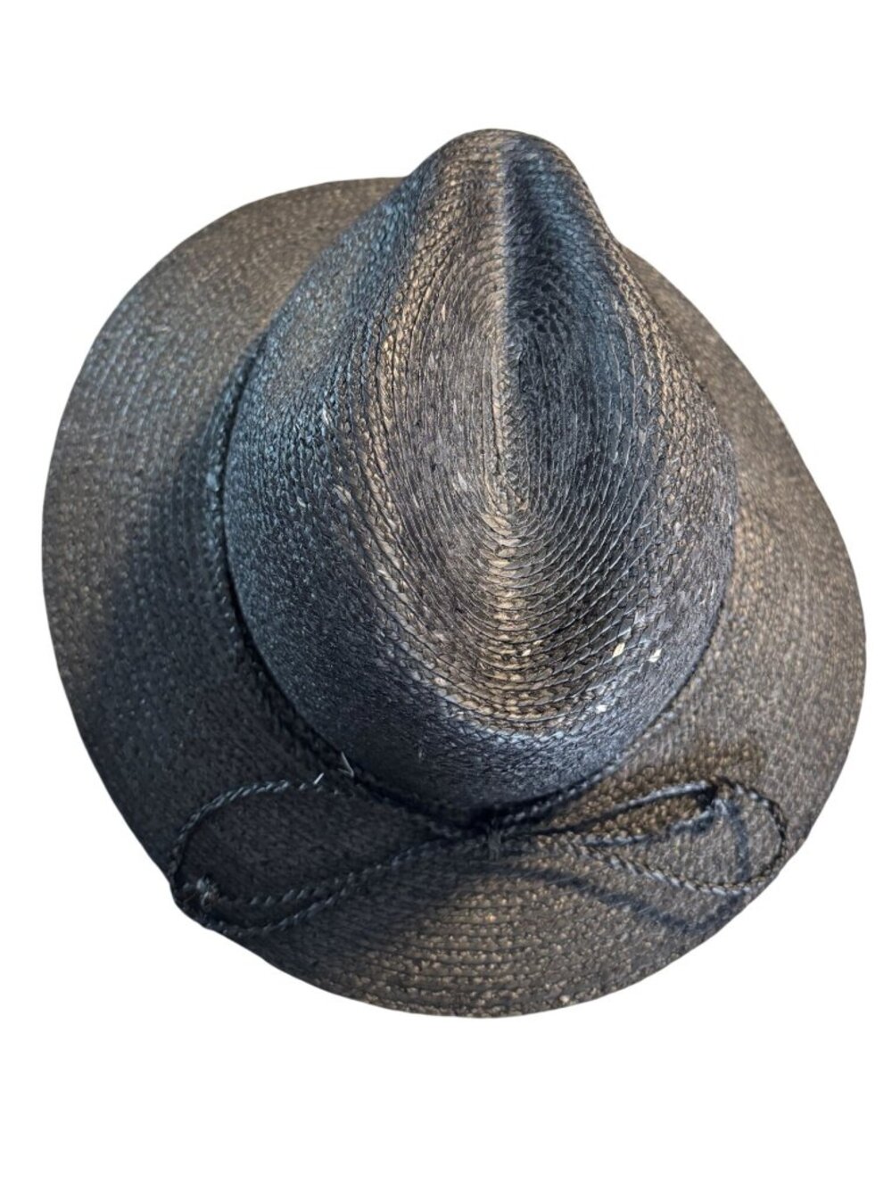 Callanan Resort Black Straw Fedora Sun Hat European Designer American Style Exce - Picture 6 of 9